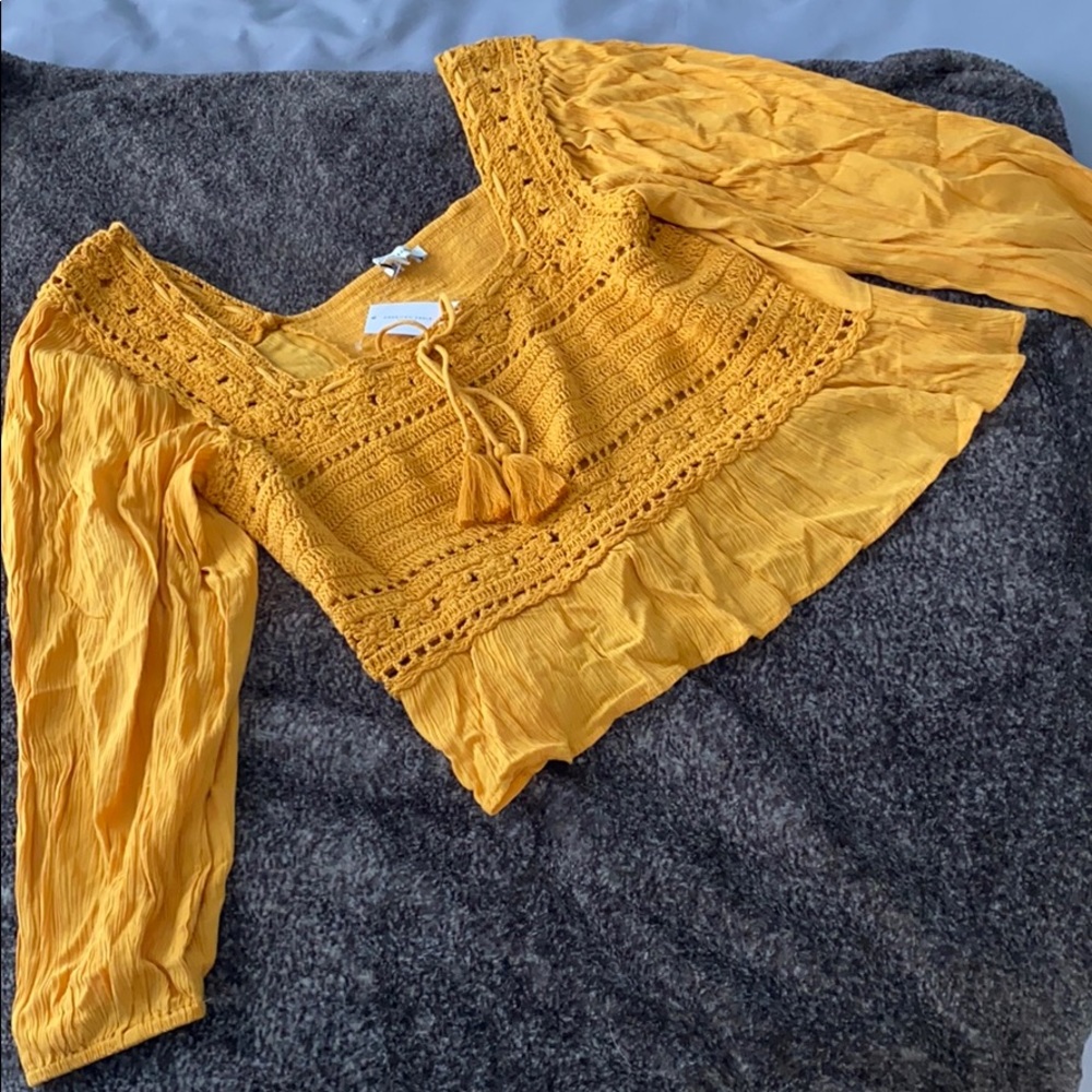 Cropped Crochet Top